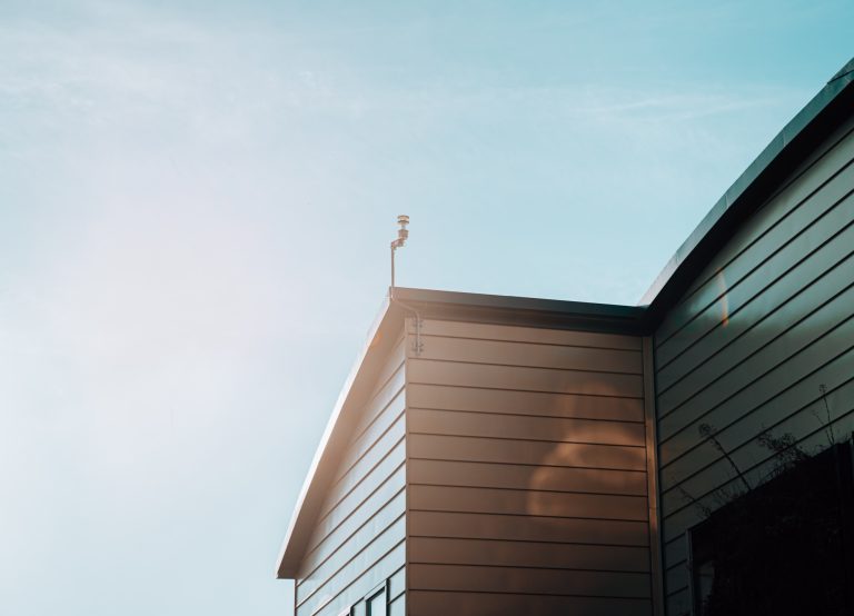 The sun peeking around the Active Office roof